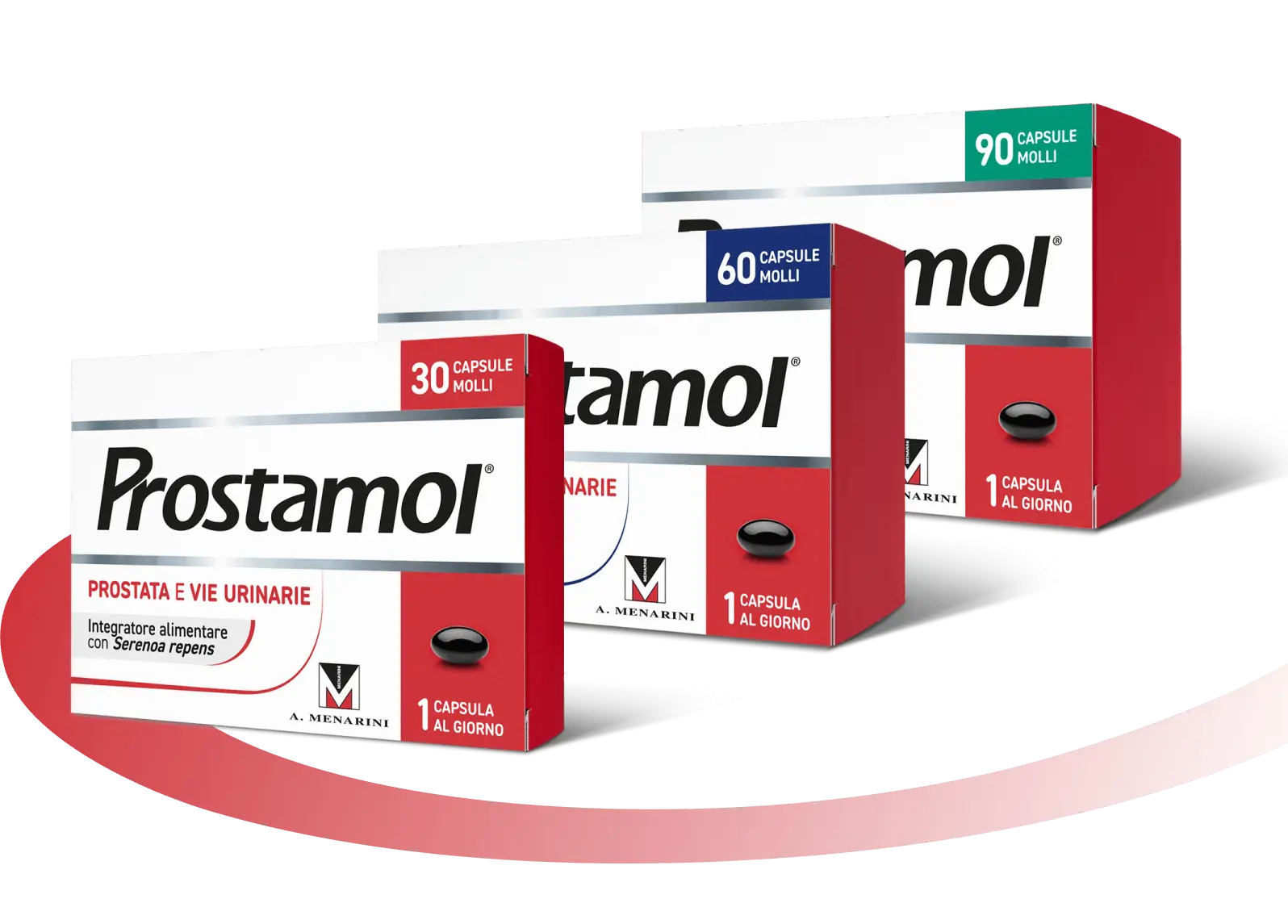 Set completo Prostamol con confezioni e blister